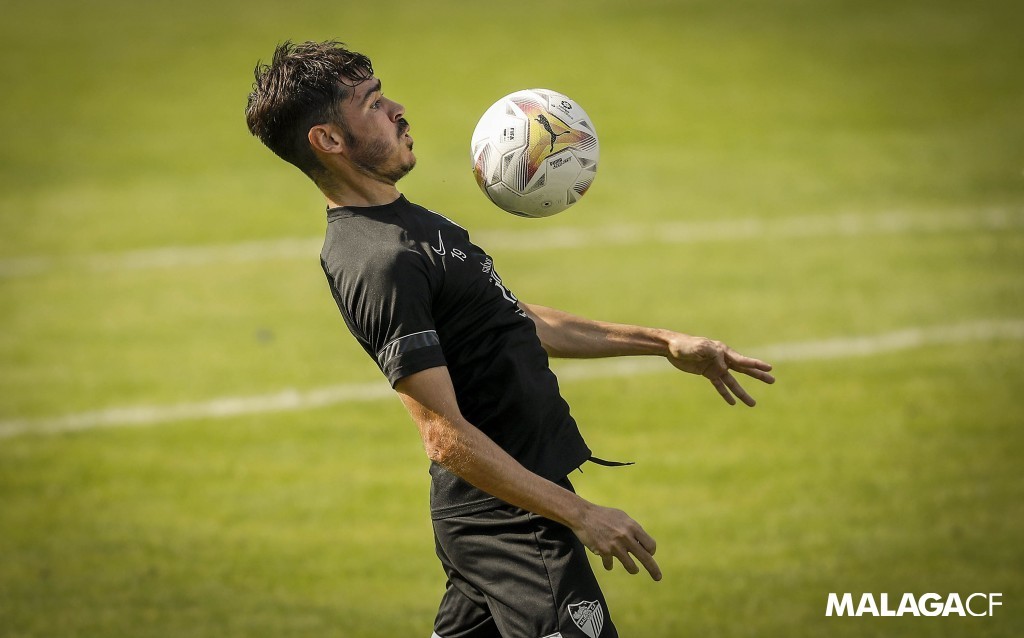 Imagen de una sesión de entrenamiento / Fuente: Málaga CF