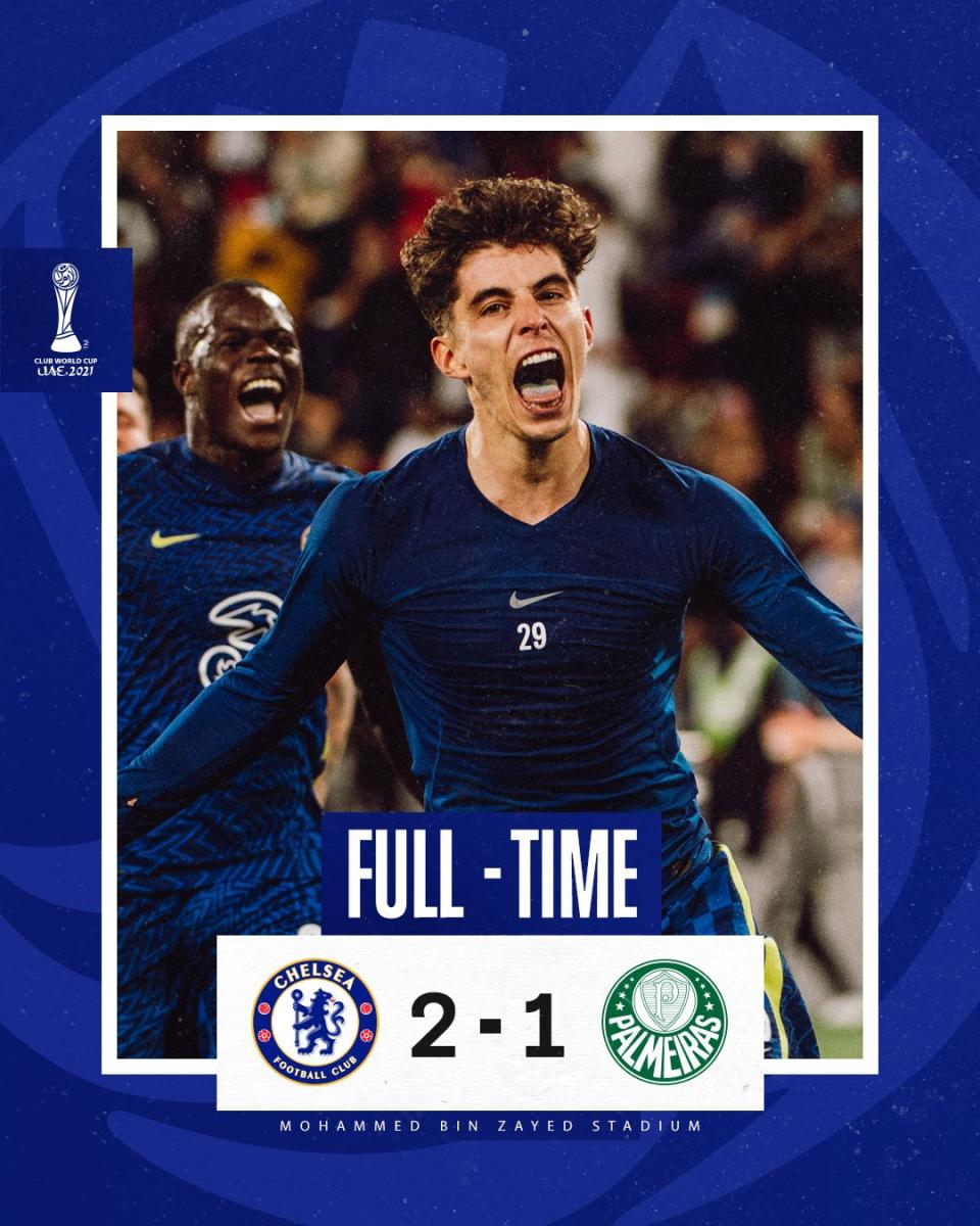 Mundial 2021: Palmeiras 1 x 2 Chelsea: Chelsea marca na prorrogação e leva  título