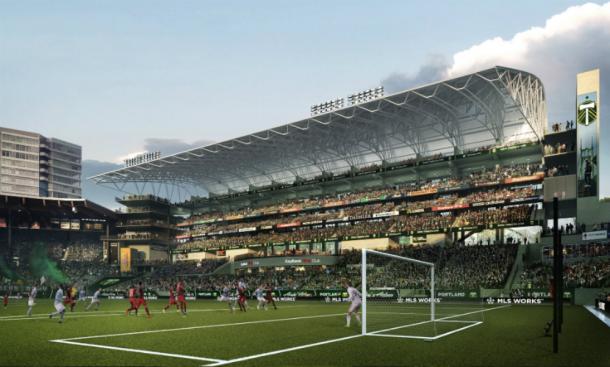 Renderings of the proposed expansion of Providence Park | Source: Allied Works Architecture