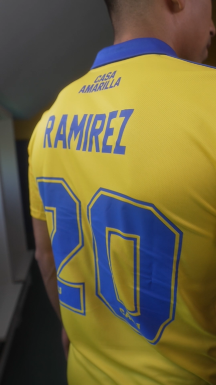 Ejemplo de la camiseta desde atrás. FOTO: Club Boca Juniors.