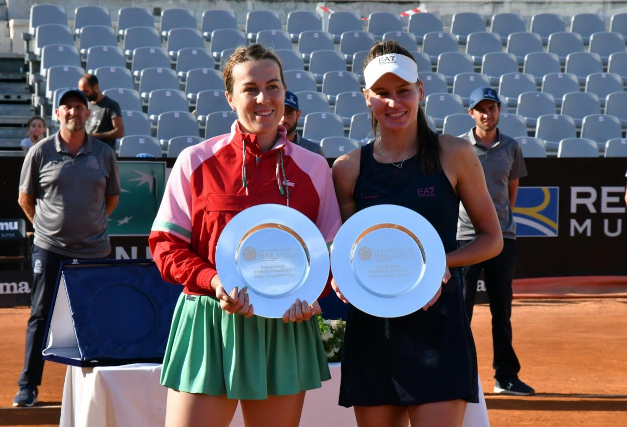 Las campeonas rusas de dobles. Foto @InteBNLdItalia