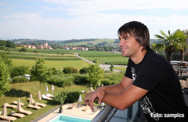 Filip Stojkovic takes in the scenery at 1860 Munich's training camp. | Image credit: sampics