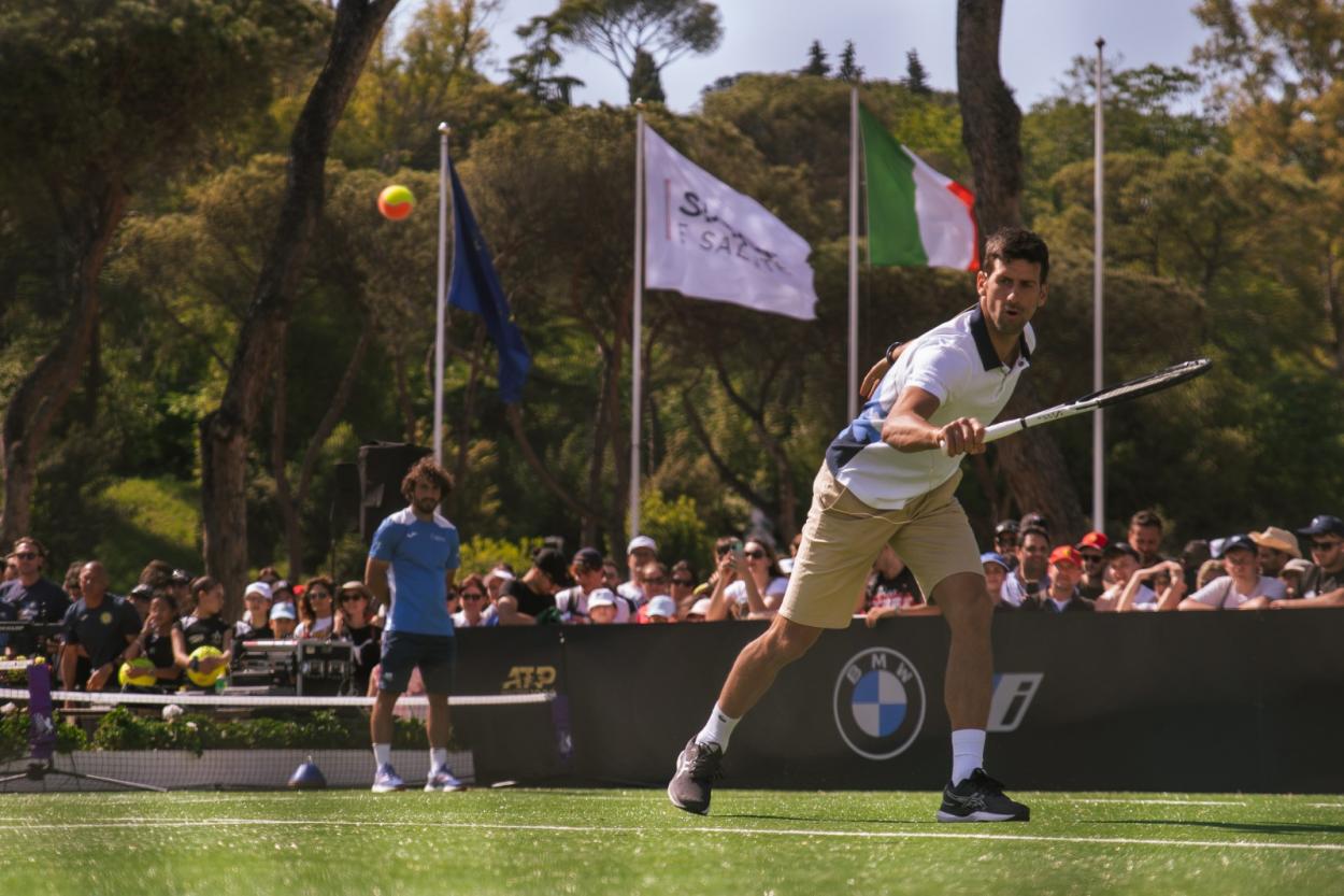 Novak Djokovic tuvo jornada libre y llegará más descansado. Foto @InteBNLdItalia