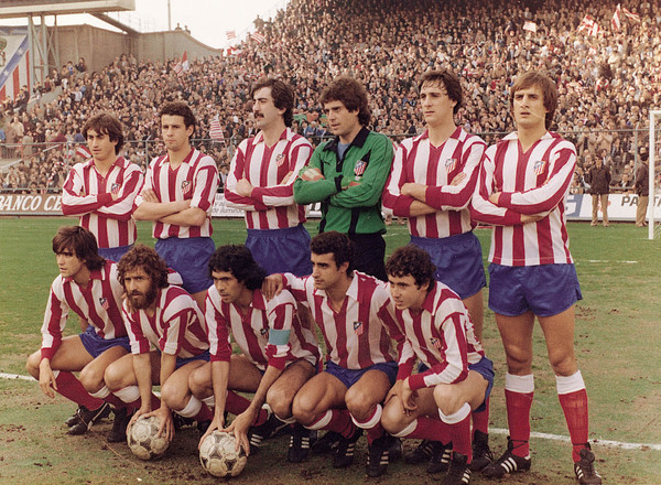 Un once del Atleti en la temporada 80-81/Foto: Club Atlético de Madrid 