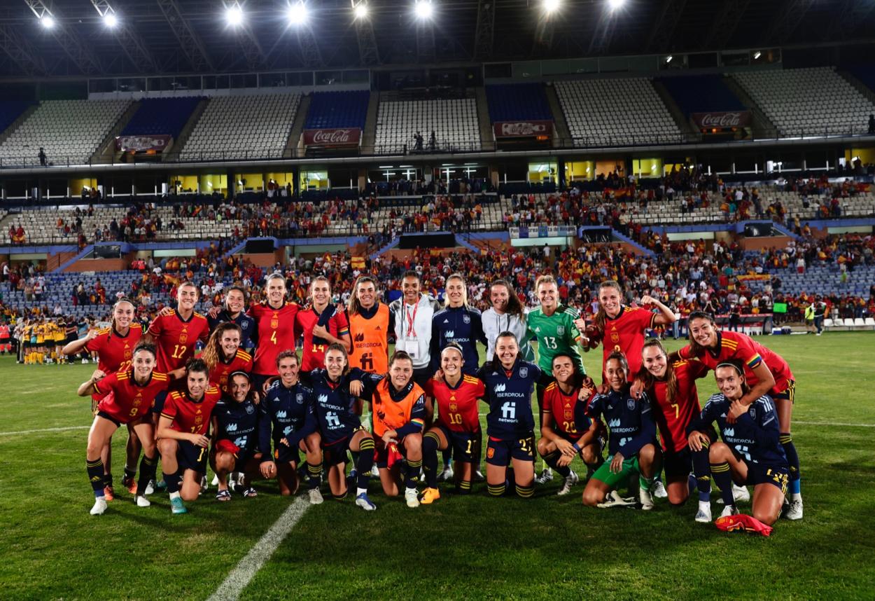 Spain vs Australia, Women's Friendlies. Photo by SeFutbolFem