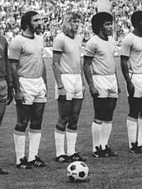 Marinho Chagas (centro) foi um dos destaques entre 1970-1972. Em 1974, o 