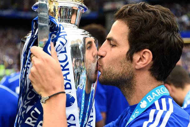 Foi no Chelsea que Fàbrgas tornou-se campeão da Premier League (Foto: Mike Hewitt/Getty Images)