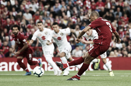 Fabinho vs Torino | Getty Images