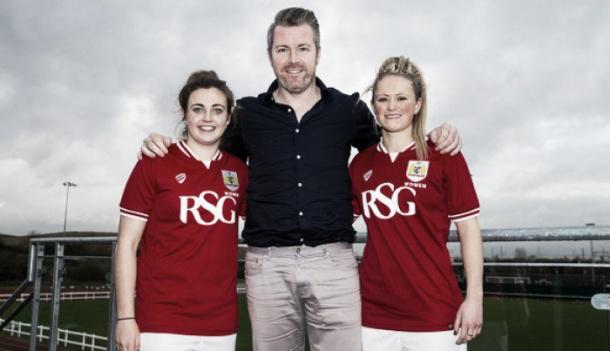 Ayane will join Farrow and Brett at Bristol. | Image source: Bristol City Women