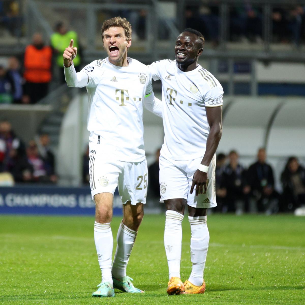 Müller y Sané, partícipes del segundo tanto / Foto: @FCBayern