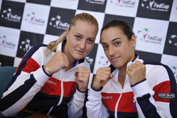 Mladenovic (left) and Garcia have big match experience (Photo: Fed Cup)