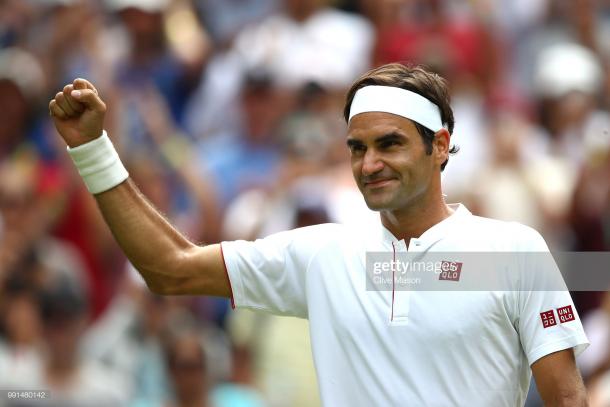 Federer at Wimbledon 2019 (Clive Mason/Getty Images)