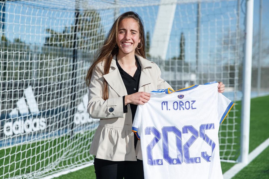 Maite Oroz extendió su contrato hasta 2025 a principios de 2022 | Foto: Real Madrid