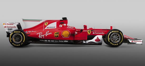 Diseño del SF70H Fuente: Scuderia Ferrari