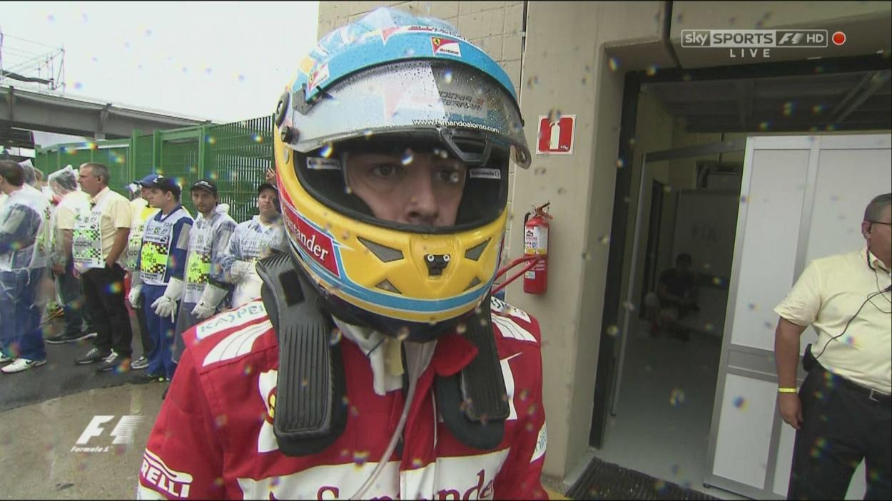 Fernando Alonso tras perder el mundial | Foto: Sky Sports