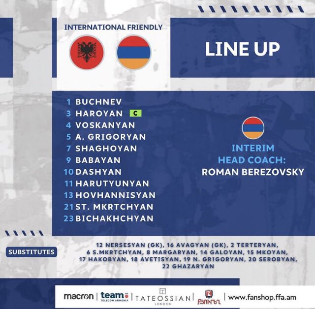 Resumen y mejores momentos del Albania 20 Armenia en Partido Amistoso