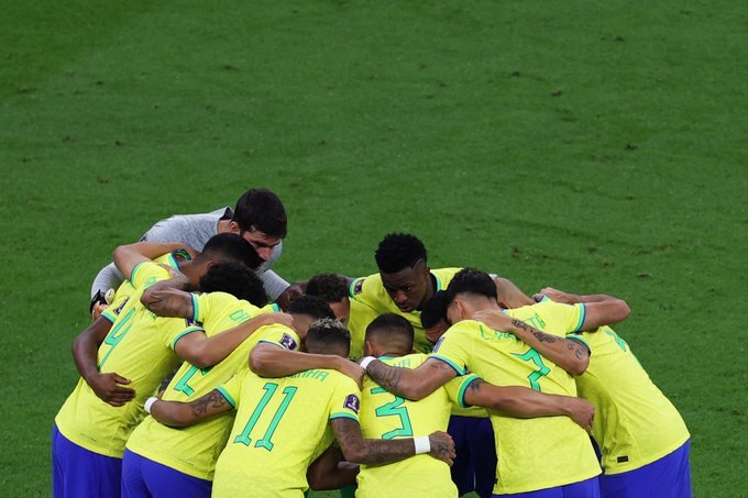 Brasil minutos antes del inicio / Foto: @fifaworldcup_es vía Twitter