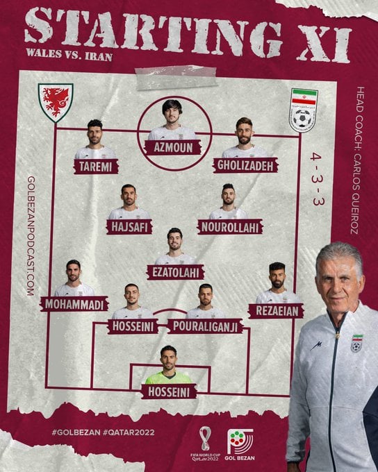 Irã x Estados Unidos: escalação das equipes, onde assistir, horário e  arbitragem