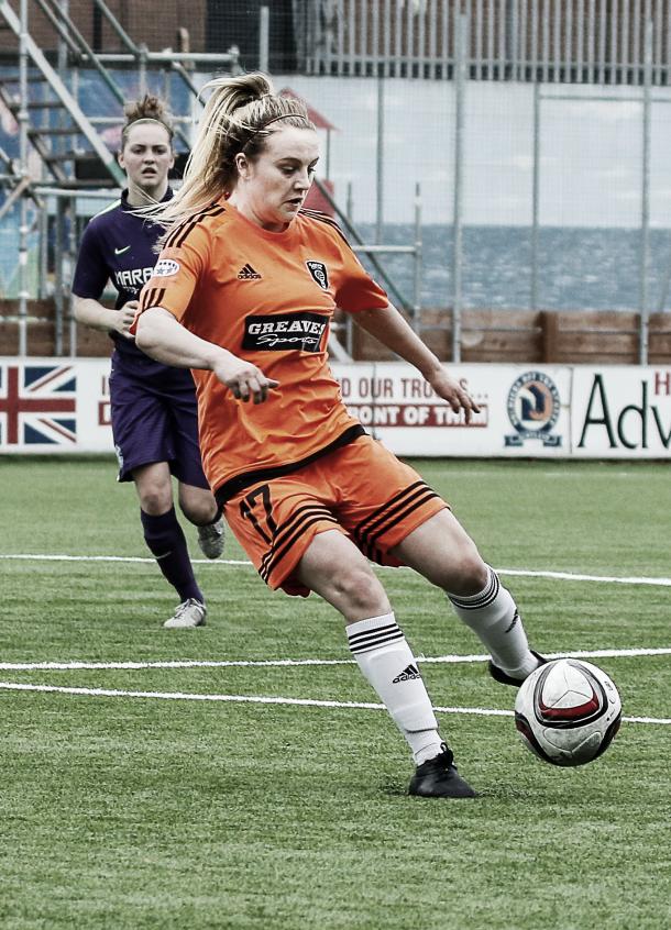 Glasgow City's Fiona Brown. Photo: John Williamson