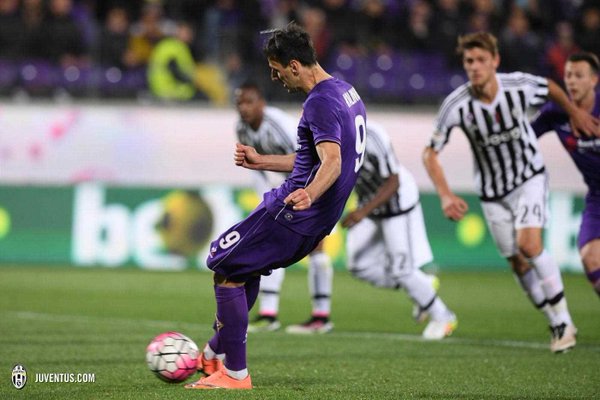Kalinić lanza el penalti que falló ante la Vecchia Signora | Foto: Juventus FC