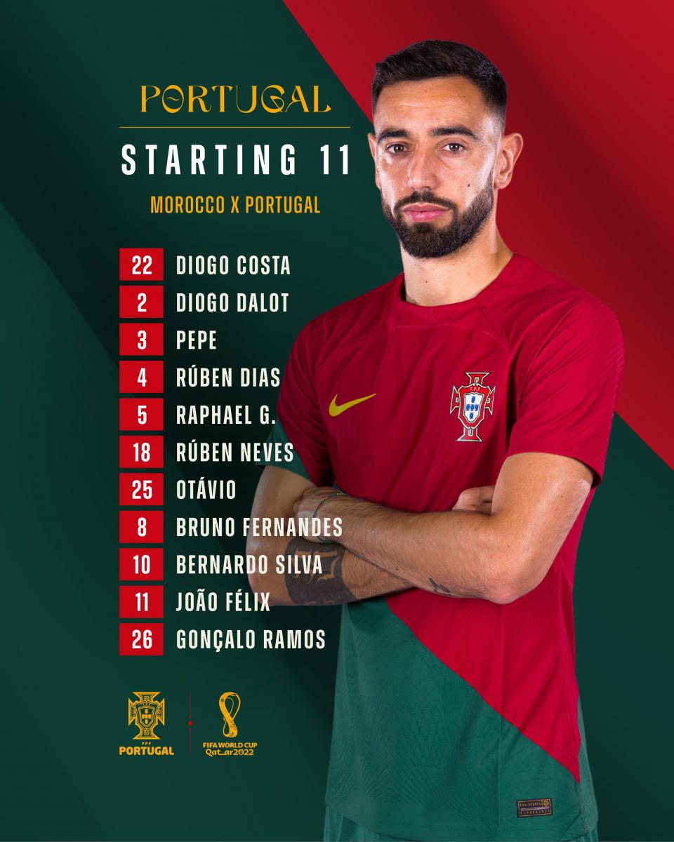 Copa do Mundo do Qatar 2022: Marrocos 1 x 0 Portugal