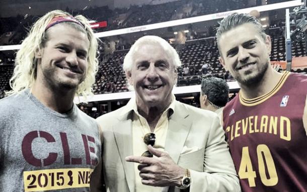 Flair has been supporting Ziggler for sometime now. Photo- www.cbssports.com