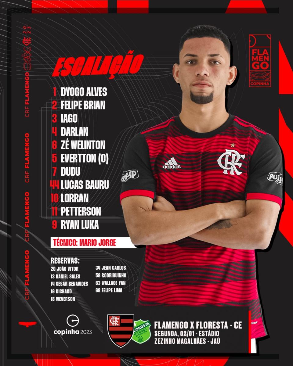 Flamengo na Copinha: jogos e onde assistir ao vivo, flamengo
