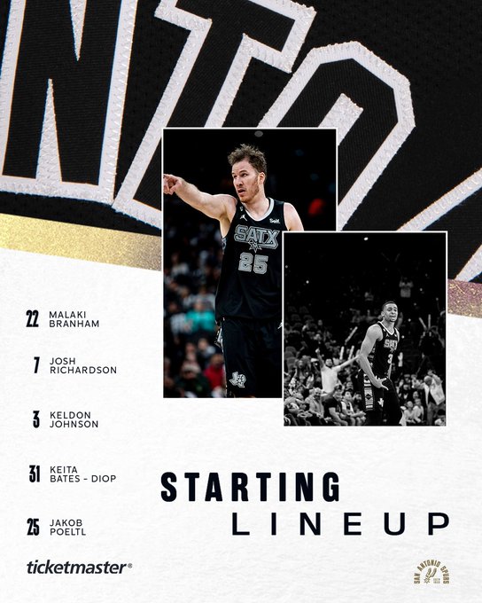 San Antonio Spurs on X: New first 5️⃣! @ValeroEnergy