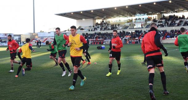 El capitan Ramon Folch y el CF Reus intentara sumar en su viaje a Soria. (Foto: CF Reus)