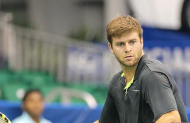 Photo Source: George Walker/Icon Sportswire via Getty Images- Ryan Harrison hits a forehand winner at the Memphis Open.