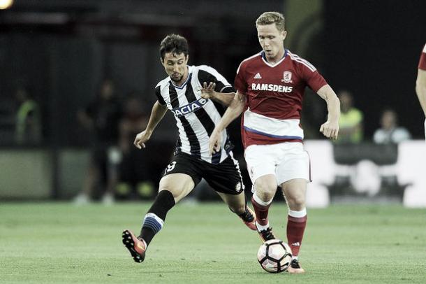 Adam Forshaw performed well in Boro's midfield (Picture from Gazette live.co.uk)