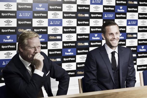 Presentación de Sigurdsson | Foto: Everton TW