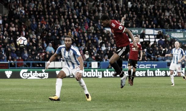 Marcus Rashford le dio el descuento al Manchester United | Foto: Premier League