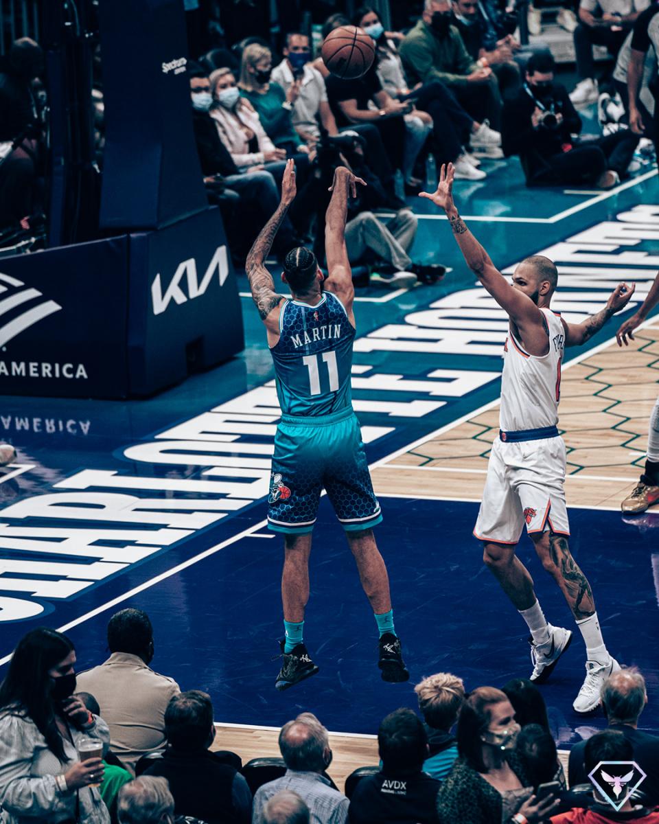 Foto del Charlotte Hornets vs New York Knicks // Fuente: Charlotte Hornets