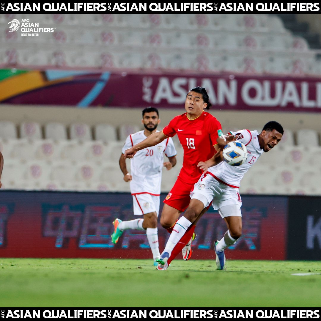 Foto del China vs Omán. Fuente: Asian Qualifiers