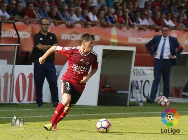 Iker Guarrotxena suma ya tres goles en Liga. | Foto: LFP