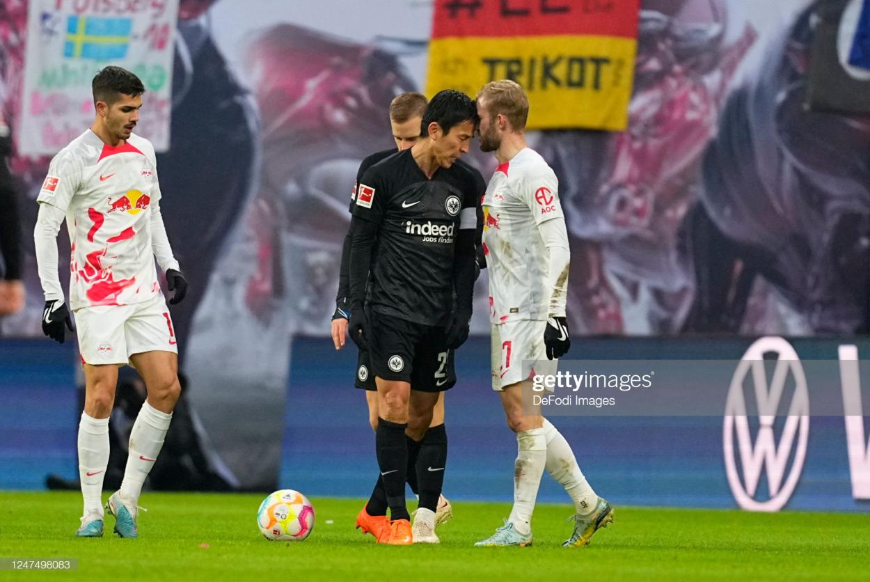 Frankfurt lost 2-1 to RB Leipzig last weekend and are now three league games without a victory PHOTO CREDIT: DeFodi Images