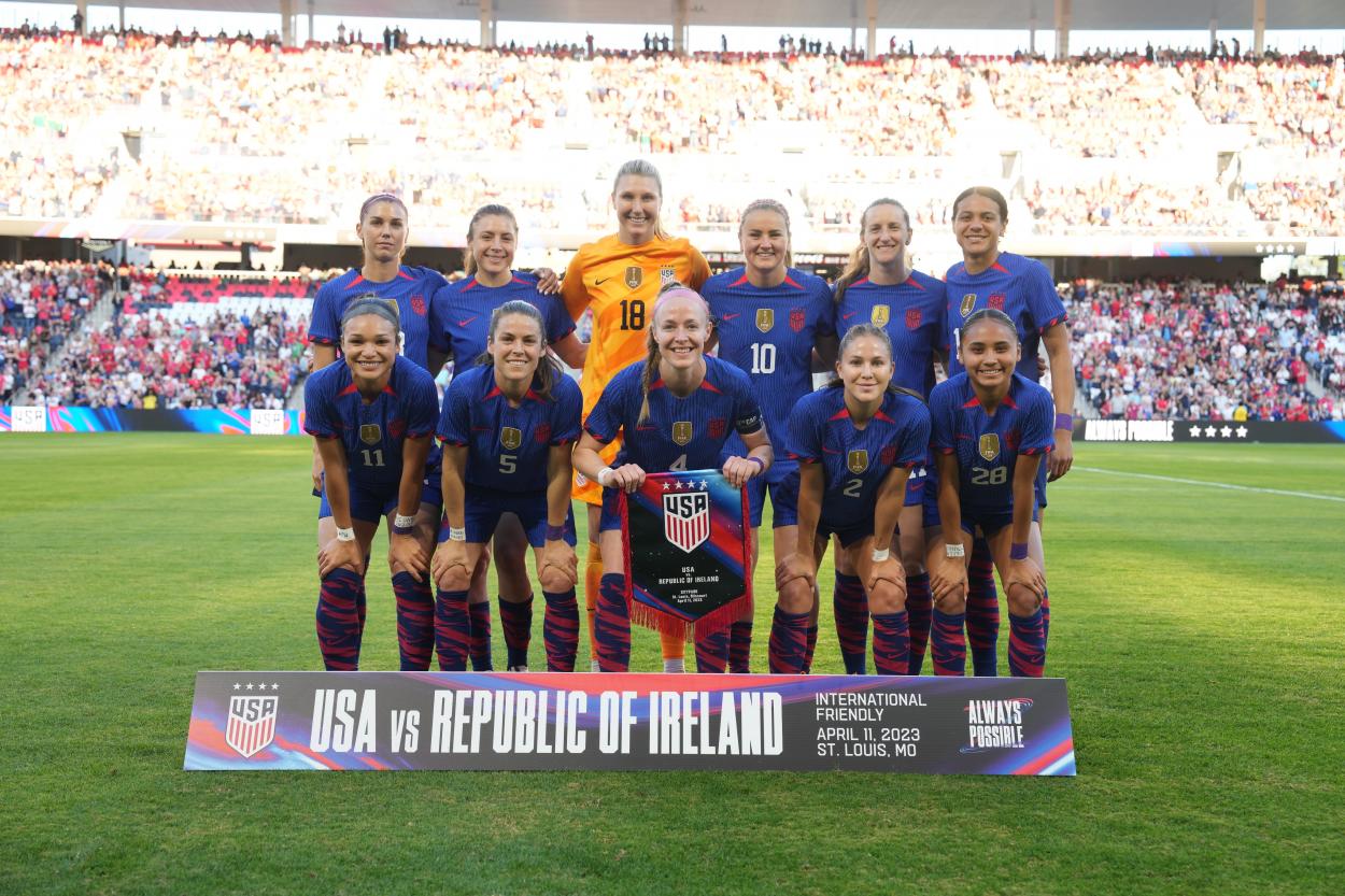 USWNT April Friendlies: USA 2-0 Ireland - the hard fought first match gives  the Americans a win - Stars and Stripes FC