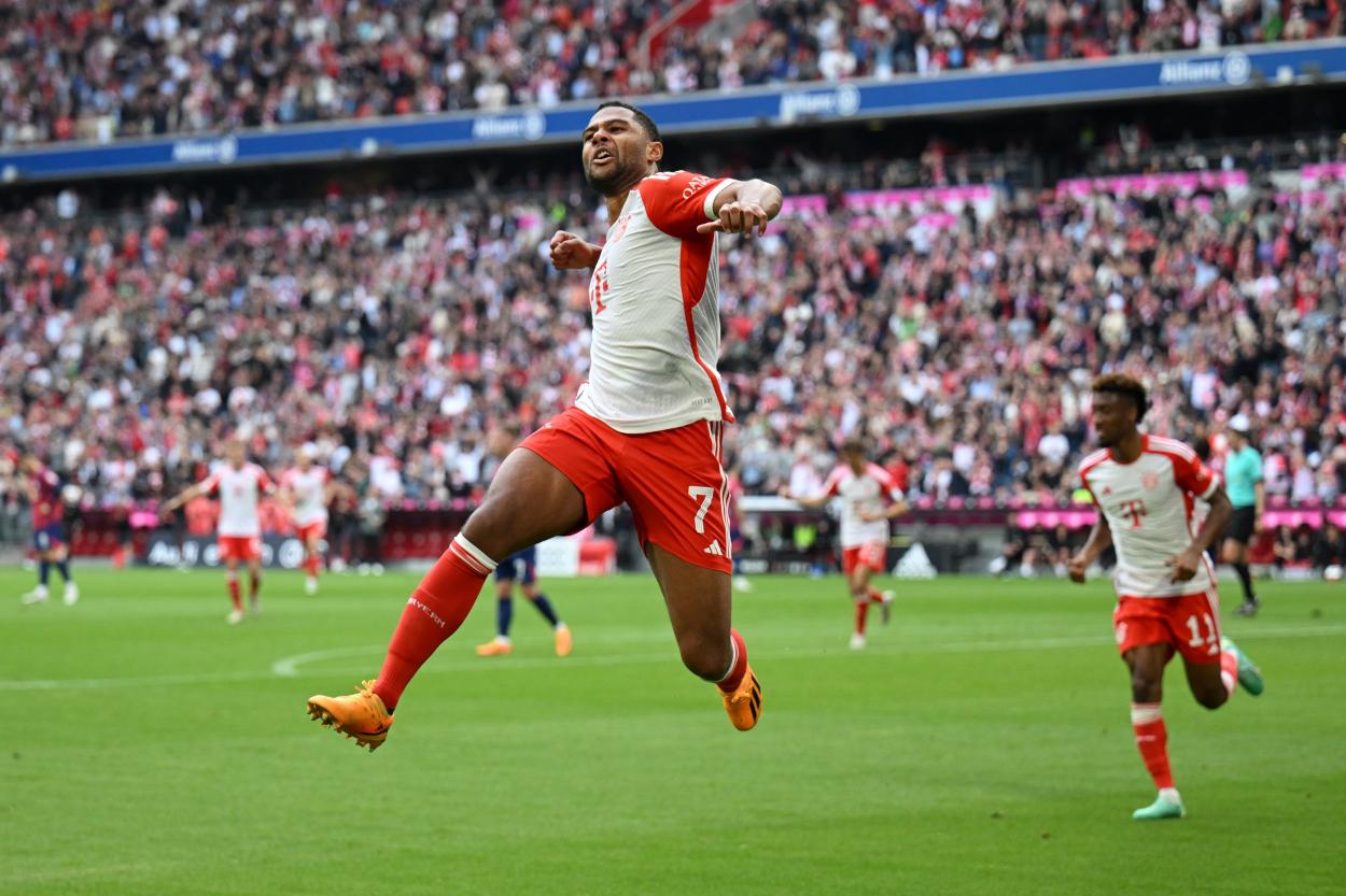 Quinto gol para Gnabry en los último cuatro juegos con el Bayern / Foto: @FCBayernEN