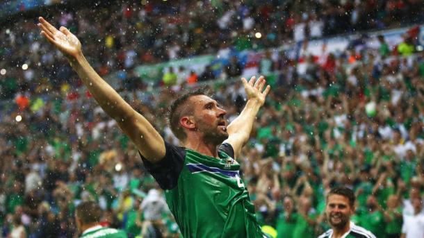 Jonny Evans and Gareth McAuley formed a superb partnership for Northern Ireland during Euro 2016. | Image source: Sky Sports