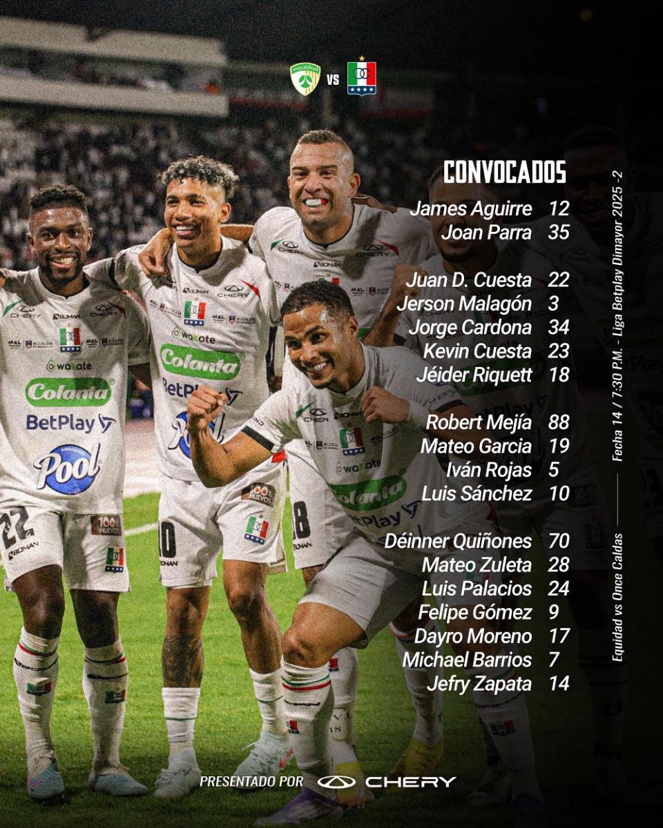 Previa La Equidad vs. Once Caldas: La expectativa es del 'blanco blanco ...