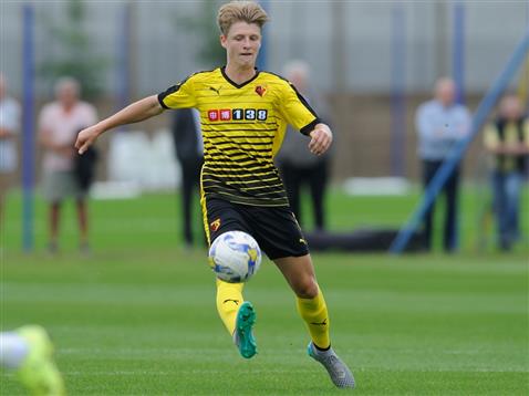 Byers in action for Watford. | Image credit: Watford FC