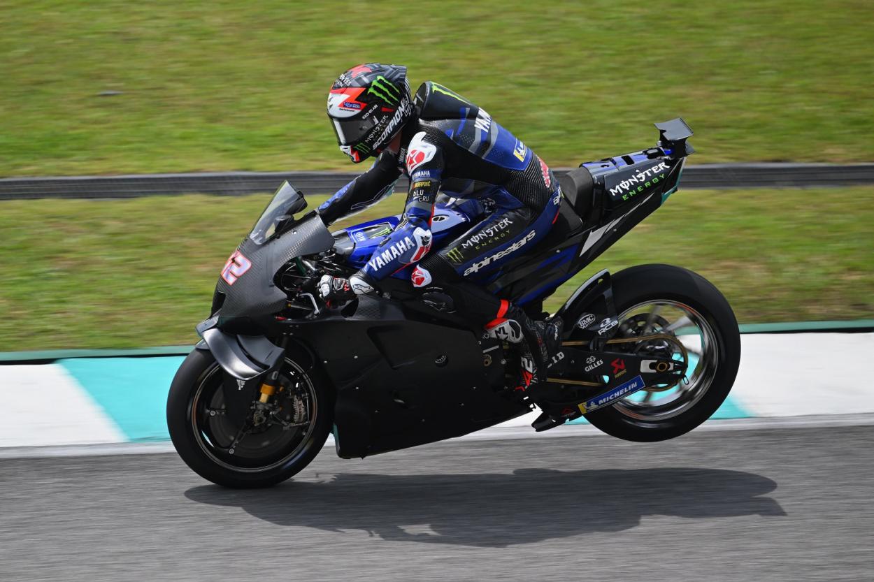 Alex Rins en los test de Sepang. Foto: Monster Energy Yamaha MotoGP