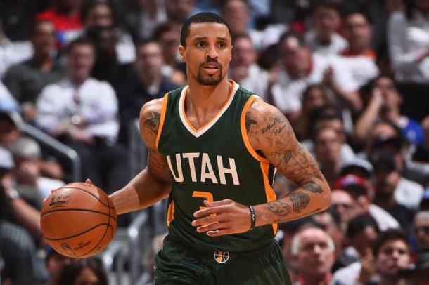 George Hill will look to be the leader for the young Kings team. Photo: Andrew D. Bernstein/Getty Images