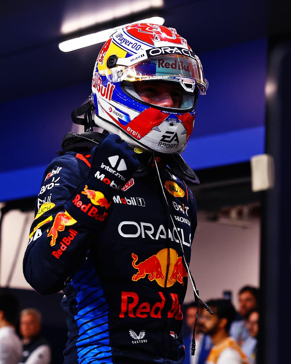 Max Verstappen tras conseguir la pole position | Foto: Oracle Red Bull Racing