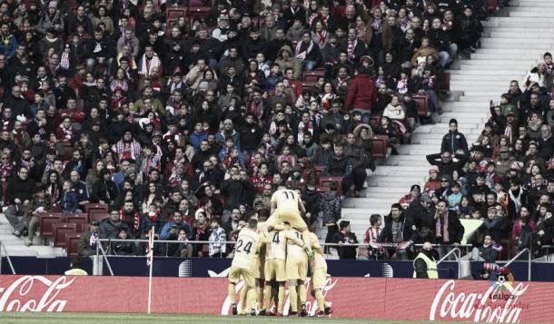 Celebración del Girona FC tras el 1-1 | LFP
