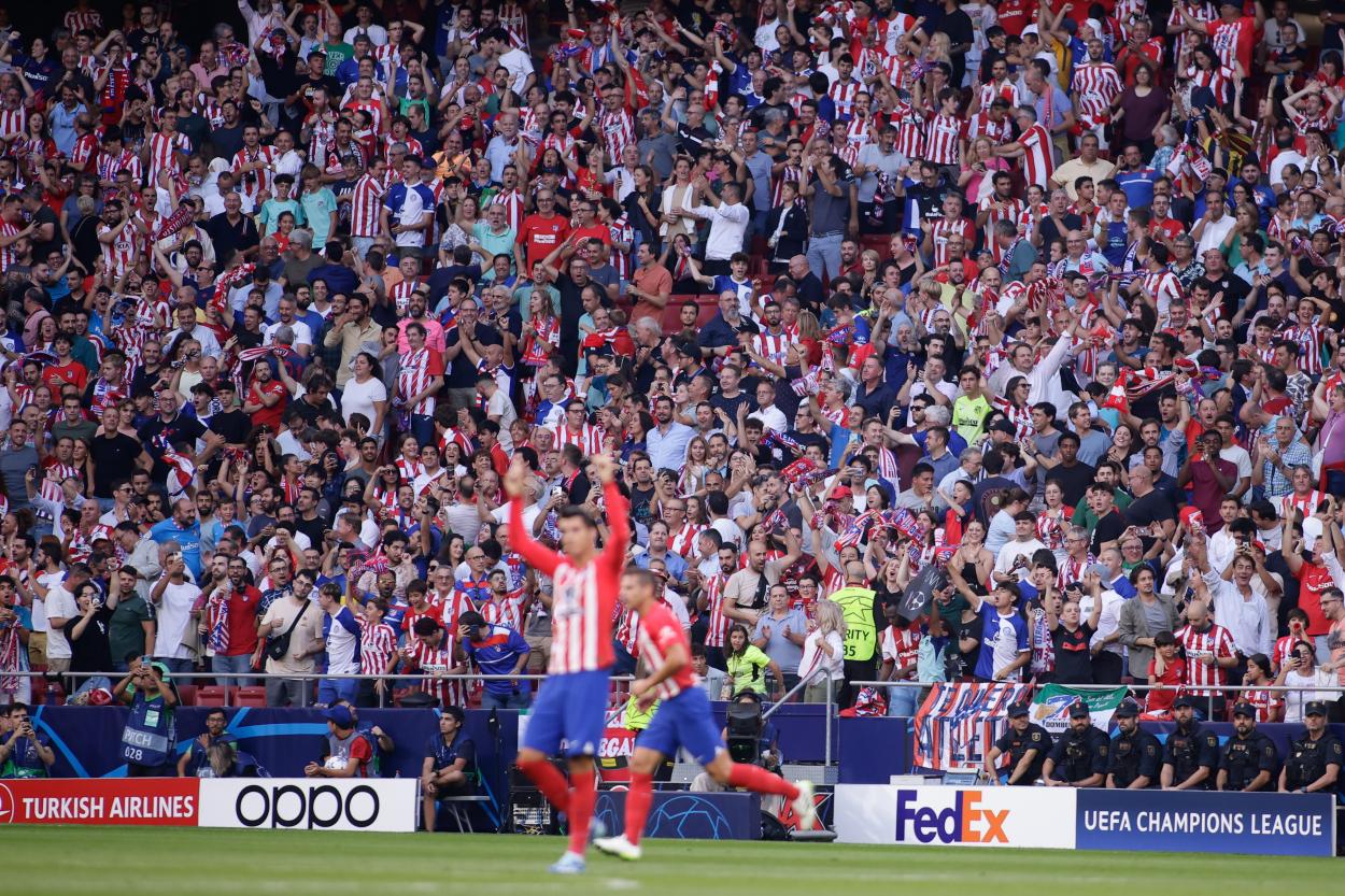 Morata y Azpilicueta celebrando un gol del primero/Foto: Club Atlético de Madrid