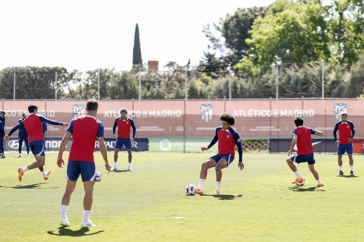 Los jugadores del Atlético de Madrid en una sesión de entrenamiento. | Foto: Atlético de Madrid.