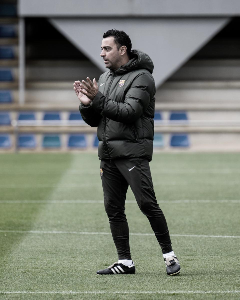 Xavi Hernández, entrenador del FC Barcelona //Fuente: FCB