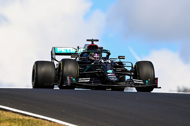 Lewis Hamilton en Portimao. Fuente: Mercedes